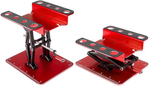 RC Work Stand Adjustable Repair Work Stand for 1/8 1/10 1/12 1/16 TRX4 Axial Redcat Losi RC Crawler Car Truck, Aluminum 360° Rotating Repair Station with Lift Lower Height Assembly Platform in Saudi Arabia
