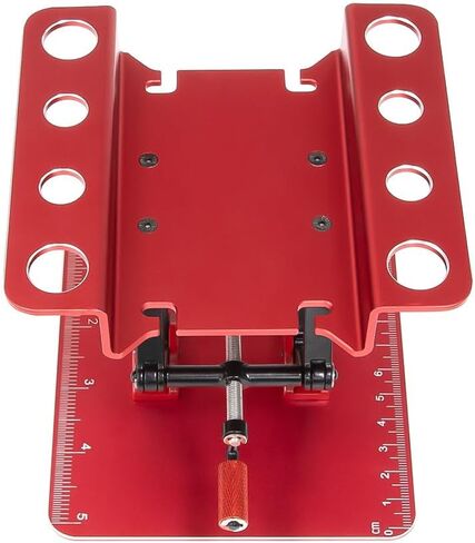 RC Work Stand Adjustable Repair Work Stand for 1/8 1/10 1/12 1/16 TRX4 Axial Redcat Losi RC Crawler Car Truck, Aluminum 360° Rotating Repair Station with Lift Lower Height Assembly Platform in Saudi Arabia