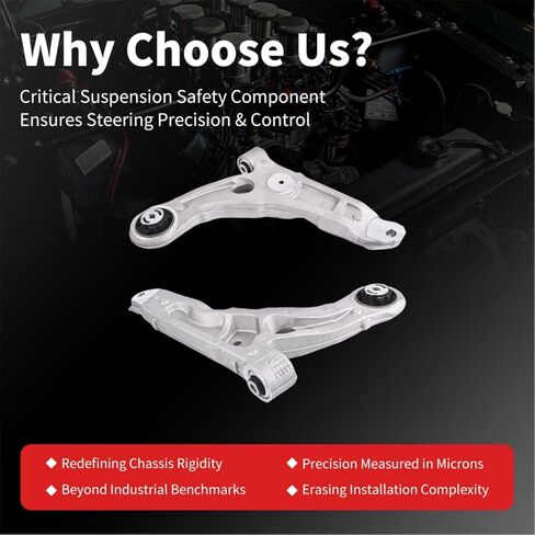 Front Lower Control Arm Fit for Jeep Cherokee 2014 2015 2016 2017 2018 04877838AC 04877839AE 04877838AE 04877839AC CMS251184 CMS251185-2pcs Suspension Kit in Saudi Arabia