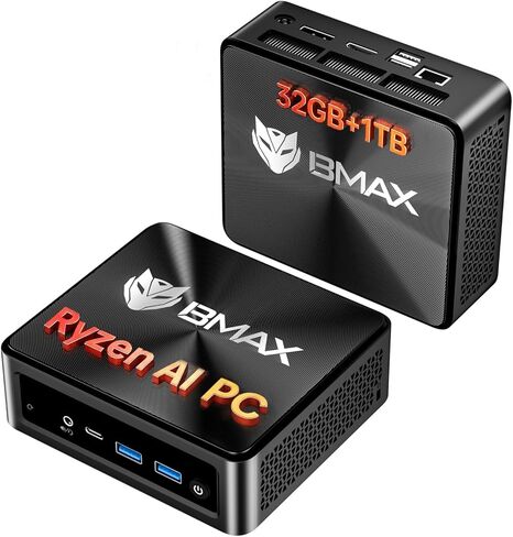 Bmax B2 Plus Mini PC Intel Processor 8GB LPDDR4/256GB SSD Mini Computer in Saudi Arabia