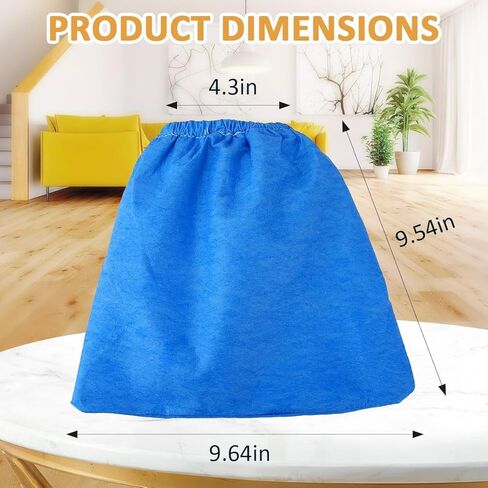 4 pcs Cloth Filter Bag for Armor All AA256 AA255 2.5 Gallon Shop VAC Microlined in Kuwait
