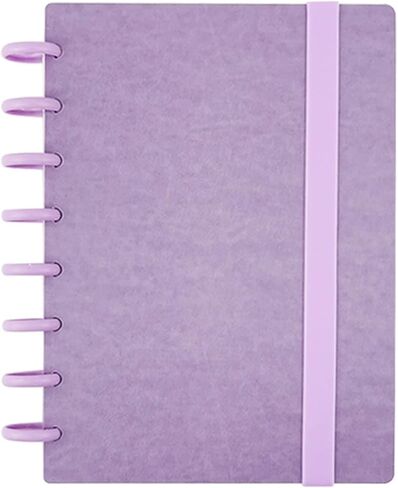 DIY 8 Hole Loose-Leaf Mushroom Hole Notebook Planner Organizer Binder Journal Diary Ring Binder Note Convenient School Supplies in Saudi Arabia