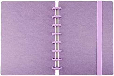 DIY 8 Hole Loose-Leaf Mushroom Hole Notebook Planner Organizer Binder Journal Diary Ring Binder Note Convenient School Supplies in Saudi Arabia