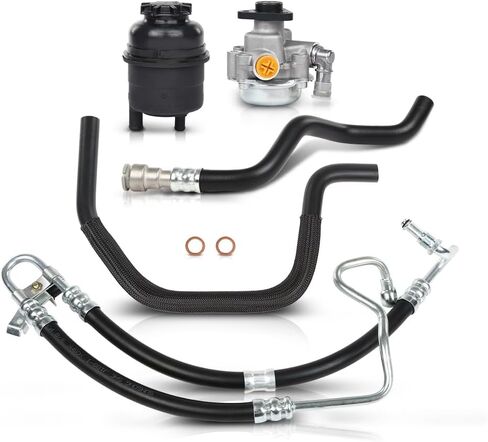 طقم مضخة توجيه الطاقة CHEDA متوافق مع BMW E46 325Ci 325i 330Ci 330i 2000-2005، مناسب LUK LF-20 (ID: LF 20) مضخات توجيه الطاقة فقط 32 41 6 760 036 KIT، 553-58945، 553-59076، 32416760036 in Kuwait