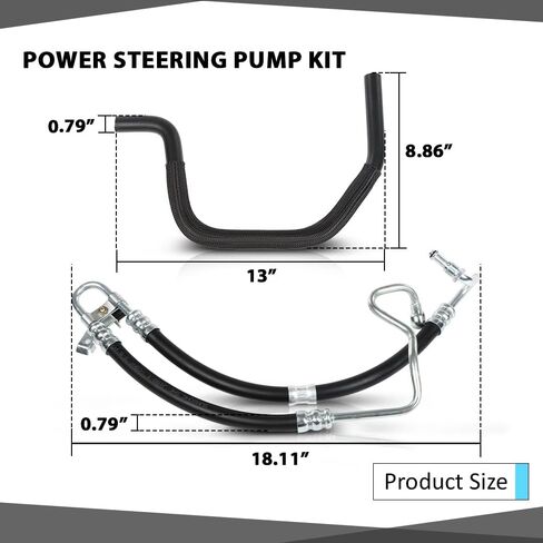 طقم مضخة توجيه الطاقة CHEDA متوافق مع BMW E46 325Ci 325i 330Ci 330i 2000-2005، مناسب LUK LF-20 (ID: LF 20) مضخات توجيه الطاقة فقط 32 41 6 760 036 KIT، 553-58945، 553-59076، 32416760036 in Kuwait