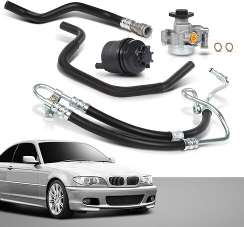 طقم مضخة توجيه الطاقة CHEDA متوافق مع BMW E46 325Ci 325i 330Ci 330i 2000-2005، مناسب LUK LF-20 (ID: LF 20) مضخات توجيه الطاقة فقط 32 41 6 760 036 KIT، 553-58945، 553-59076، 32416760036 in Kuwait