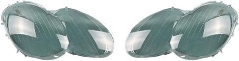 متوافق مع غطاء المصباح الأمامي Benz SL-Class W230 2004-2007 - عاكس الضوء من البولي كربونات مع حماية من الأشعة فوق البنفسجية (1 A Piar) in Saudi Arabia