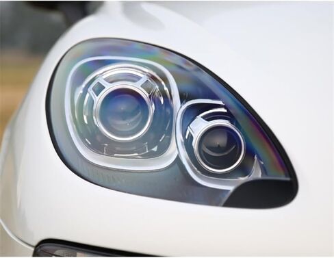 Compatible With Macan 2014-2017 Front Headlamp Transparent Cover - Lampshade Lens Headlight Protection(A Piar) in Saudi Arabia