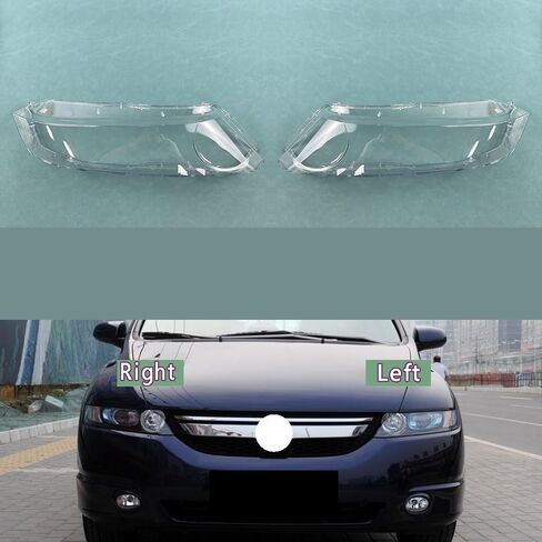 متوافق مع غطاء المصباح الأمامي H-onda Odyssey RB1 - عدسة مصباح شبكي شفاف موديلات 2004-2008 (A Piar 2PCS) in Saudi Arabia