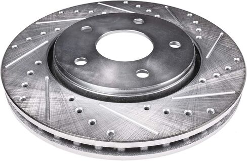 Detroit Axle - Front Brake Rotors for 2013-2019 Cadillac ATS 2020-2025 CT4 Drilled Slotted Disc Brake Rotors 2014 2015 2016 2017 2018 2019 2020 2021 2022 2023 2024 Replacement : 12.64" inch Rotor in Saudi Arabia