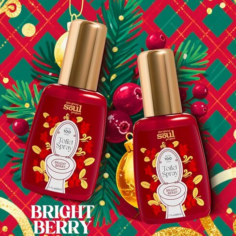 بخاخ تواليت 2 أونصة، رائحة اللافندر، مزيل روائح الحمام، مصنوع من الزيوت العطرية النباتية، معطر هواء بحجم مناسب للسفر، عبوتان in Kuwait