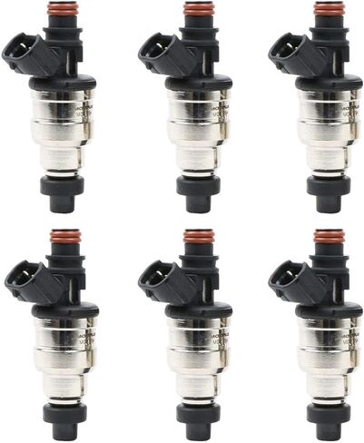 حاقن الوقود Mostplus 22842-12130 متوافق مع 1989-1995 Toyota 4Runner Pickup DLX SR5 RN02 3VZE 3.0L V6 (مجموعة من 6) in Saudi Arabia