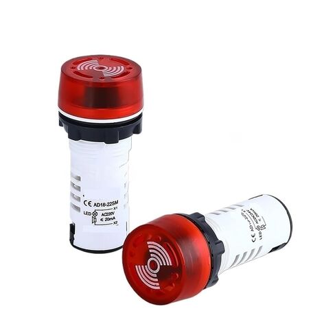 22mm Flash Buzzer Alarm AD16-22SM red Sound and Light Fault Alarm in Saudi Arabia