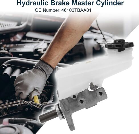 Brake Master Cylinder for Honda Civic 2016-2019 Durable No.46100TBAA01 Engine Compartment Hydraulic Master Cylinder with Reservoir 1 Pcs in Saudi Arabia