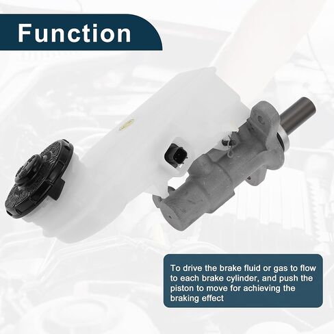 Brake Master Cylinder for Honda Civic 2016-2019 Durable No.46100TBAA01 Engine Compartment Hydraulic Master Cylinder with Reservoir 1 Pcs in Saudi Arabia