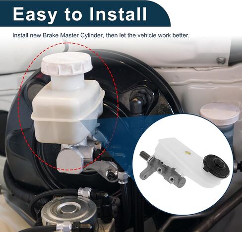 Brake Master Cylinder for Honda Civic 2016-2019 Durable No.46100TBAA01 Engine Compartment Hydraulic Master Cylinder with Reservoir 1 Pcs in Saudi Arabia
