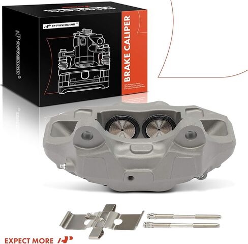A-Premium Disc Brake Caliper Assembly Compatible with Select Volkswagen Models - For Touareg 2006-2017 - Front Right Passenger Side in Saudi Arabia