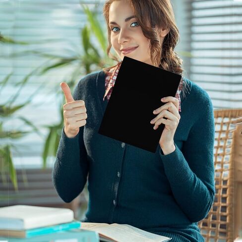 مجلة دفتر ملاحظات مبطنة، 200 صفحة A6 5.7 بوصة × 4.1 بوصة، مجلة كتابة ذات غلاف ناعم، ورق سميك 80 جرامًا للمتر المربع، غطاء صناعي أسود للنساء لكتابة الأعمال المكتبية مع جيب داخلي in Saudi Arabia