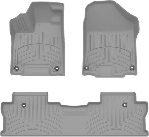سجادات أرضية Weathertech FloorLiner HP Custom Fit لسيارة Honda Ridgeline الصف الأول والثاني (44971-1-2IM)، أسود in Saudi Arabia