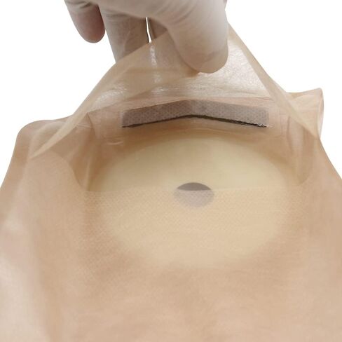 21 PCS Colostomy Bags,Ostomy Supplies, Two Piece Drainable Ostomy Pouch with Closure,Ostomy Bag for Ileostomy Stoma Care, Cut-to-Fit(15pcs Bags+6pcs Barrier) in Saudi Arabia