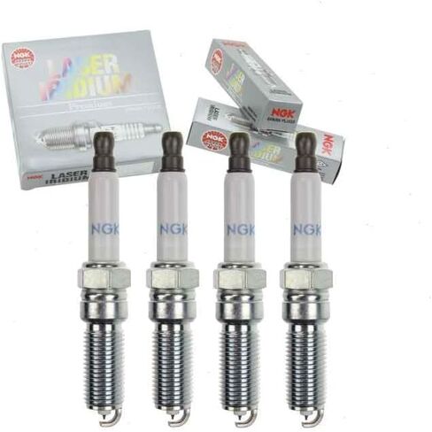 4 pc NGK Laser Iridium Spark Plugs compatible with Chevrolet Cruze 1.4L L4 2016-2019 in Saudi Arabia