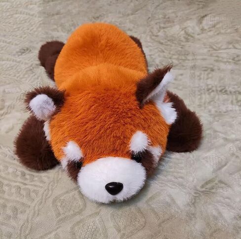 Cute Red Panda Plush Toy 18.9 Inch Soft Red Panda Stuffed Animal Plushie Kawaii Birthday Gift for Children Kids Girls Boys in Saudi Arabia