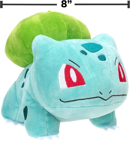 Pokemon Bulbasaur Plush - 8-Inch Pokemon Plush - Authentic Details - Toys for Kids in Saudi Arabia