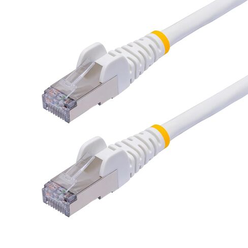 StarTech.com كابل إيثرنت CAT8 أبيض بطول 6 أقدام، Snagless RJ45، 25G/40G، 2000MHz، 100W PoE++، S/FTP، 26AWG نحاس عاري نقي، LSZH in Saudi Arabia