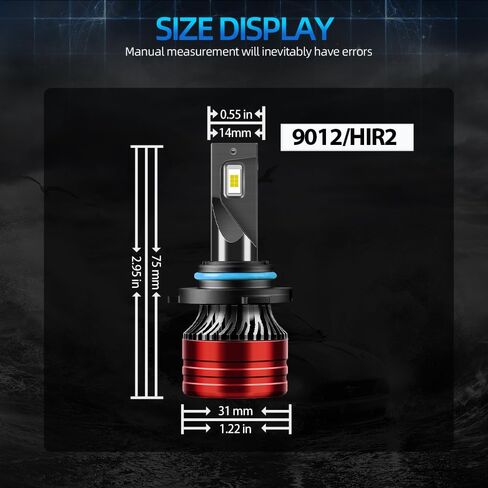 Light Bulbs Compatible for 2011-2014 Ford Edge 9012 High Low Beam Fog Lights Combo Pack 800% Brightness with Cooling Fan Plug N Play Pack of 2 in Kuwait