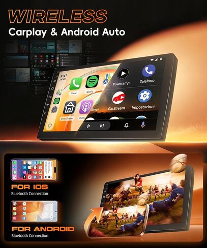 راديو ستيريو للسيارة 10.1 بوصة لسيارة Honda Accord 2008 2009 2010 2011 2012 2013، Rimoody Android 13 شاشة تعمل باللمس بلوتوث واي فاي FM/RDS EQ GPS ملاحة مرآة وصلة كاميرا احتياطية in Saudi Arabia