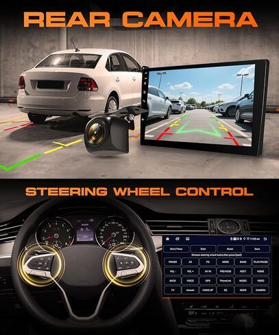 راديو ستيريو للسيارة 10.1 بوصة لسيارة Honda Accord 2008 2009 2010 2011 2012 2013، Rimoody Android 13 شاشة تعمل باللمس بلوتوث واي فاي FM/RDS EQ GPS ملاحة مرآة وصلة كاميرا احتياطية in Saudi Arabia