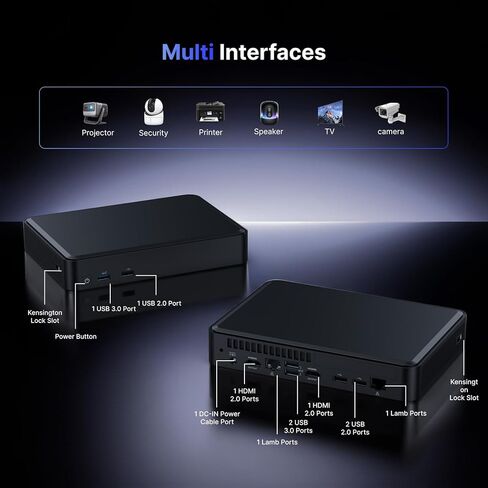 ASUS NUC 14 Pro AI Mini Pc, Ultra 5 125H (14C/18T, Up to 4.5GHz) Mini Computer, 32GB DDR5 Ram & 512GB PCIe 4.0 SSD, Intel Arc Gpu/AI GC/AI Boost/AI Ready/Type C 3.2/BT5.3/WiFi 6E/8K/HDR/Windows 11 Pro in Kuwait