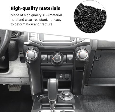 Voodola for 4runner مكيف الهواء وحدة التحكم في وحدة التحكم تناسب Toyota 4runner SUV 2010-2019 غير مناسبة لمحرك اليد اليمنى (ألياف الكربون) in Saudi Arabia
