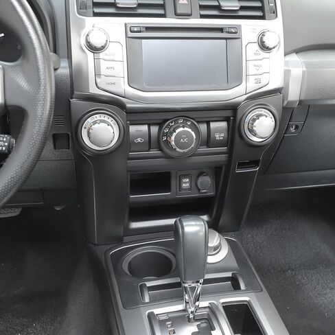 Voodola for 4runner مكيف الهواء وحدة التحكم في وحدة التحكم تناسب Toyota 4runner SUV 2010-2019 غير مناسبة لمحرك اليد اليمنى (ألياف الكربون) in Saudi Arabia