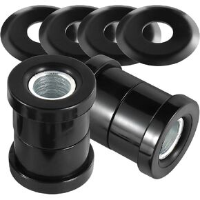 MoKitDora Black Softail Dyna Sportster Handlebar Riser Bushings Damper Kit for Harley 1973-2017 Softail Dyna FXR 1973-up Sportster XL