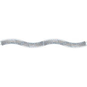 Lionel The Polar Express Illuminated Ice FasTrack O36 Curved Model Train 4-Pack with ICY Lake Track Map