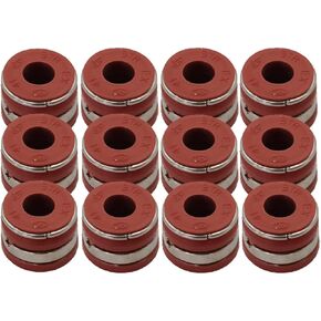 Hconcet Set of 12 New Seal Valve Stem Compatible with 12V Dodge Cummins 1989-1998 4BT 6BT 6B5.9L Engines 3921640