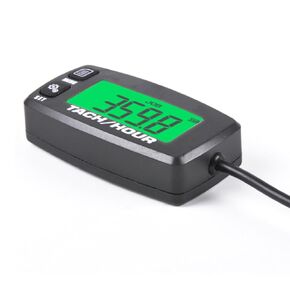 Small Engine Tachometer, RPM Measurement,Digital Hour Meter, for Boat Motorcycle Chainsaw Motorcycle Dirt Bike Snow Blower Lawn Mower