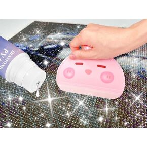 NUFTVI Diamond Painting Tool Accessories Brush Applicator, Protection for Your Diamond Art Kits and Diamond Art Coasters Faster and Better, Easier to Spread The Glue (1 Pcs)
