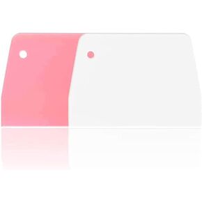 Ginfonr 2 Pack 5D Diamond Art Painting Fix Tool Pink & White Board Paint with Diamond Art Align Full Round or Square Rhinestone Embroidery Accessories (Make Diamond from a Straight Line)