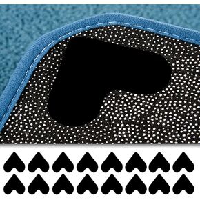 Non Slip Rug Pads 16 Pcs Corner Side Gripper for Hardwood Floors and Tiles, MIATTCLD Reusable Carpet Tape Stickers Washable Dual Sided Adhesive Grippers Keep Your Area Rug Flat in Kuwait