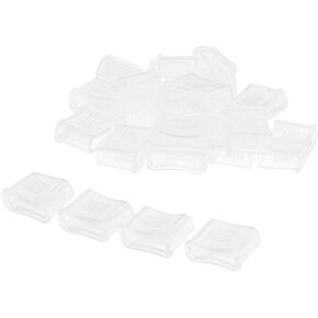 SM SunniMix 20 Pack Whistle Covers, Transparent Sports Whistles Mouth Grip Cover Replacement - Rubber Mouth Piece for Referee, Survival, Emergency, Lifeguard, Outdoor