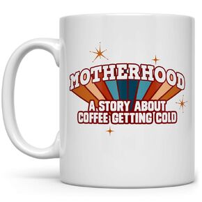 Funny Mom Mug, Motherhood Coffee Cup, Gift from Kids Daughter Son