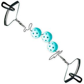 Bandit Sports Clip Hitter, Baseball on a Rope for Hitting Practice, Solo & Warmup Batting Trainer with Strong Rope for Attaching to Fences and Objects, Batting Practice Equiptment