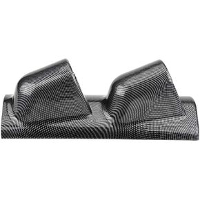 Qiilu Universal Dual Pillar Gauge Pod, 52mm 2 Inch Dual Twin Holes Meter Gauge Pillar Mount Pod Holder Bracket to Vehicle's A-Pillar