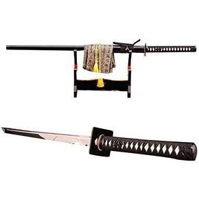 Lyuesword Japanese Full Tang Ninja Sword Battle Ready 1095 High Carbon Steel Ninja Sword Very Sharp Blade