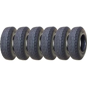 Zeemax Heavy Duty True Highway Trailer Tires 8-14.5 14 Ply Load Range G Speed Rating K 68mph -Set 6