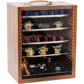 حالة عرض للمقتنيات | علبة عرض مصغرة | تخزين التماثيل الخاصة بك | حقيبة تخزين للمصغرات والشخصيات الصغيرة | حقيبة حمل مصغرة | شخصية عمل آمنة وحقيبة عرض شخصية صغيرة in Kuwait