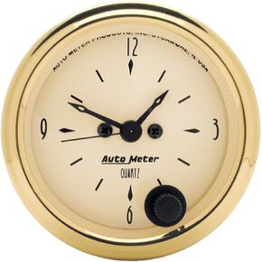 Auto Meter 1586 Golden Oldies Clock 2.3125 in.