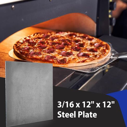 Therwen 2 Pcs 3/16 x 12" x 12" Steel Plate A36 Steel Sheet Plate Flat Metal Plate for Cutting Industrial Use in Saudi Arabia